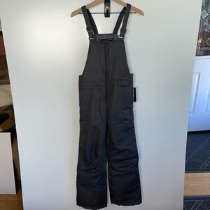 Arctic Youth Insulated Bib Overalls Charcoal Size Large NWT